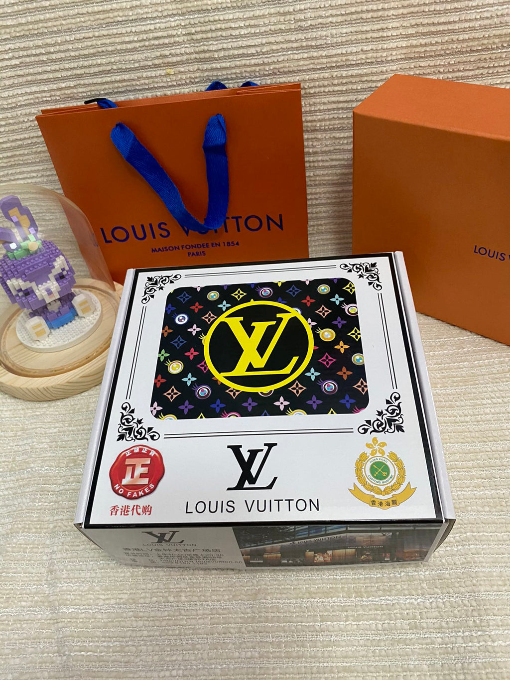LOUIS VUITTON LV 25S BELT 38 MM IN BLACK CALFSKIN PRINT PATTERNS 593287