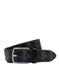 LACOSTE Monogram Belt Black