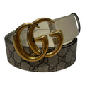 GUCCI/Belt/Monogram/Leather/CRM/L's/