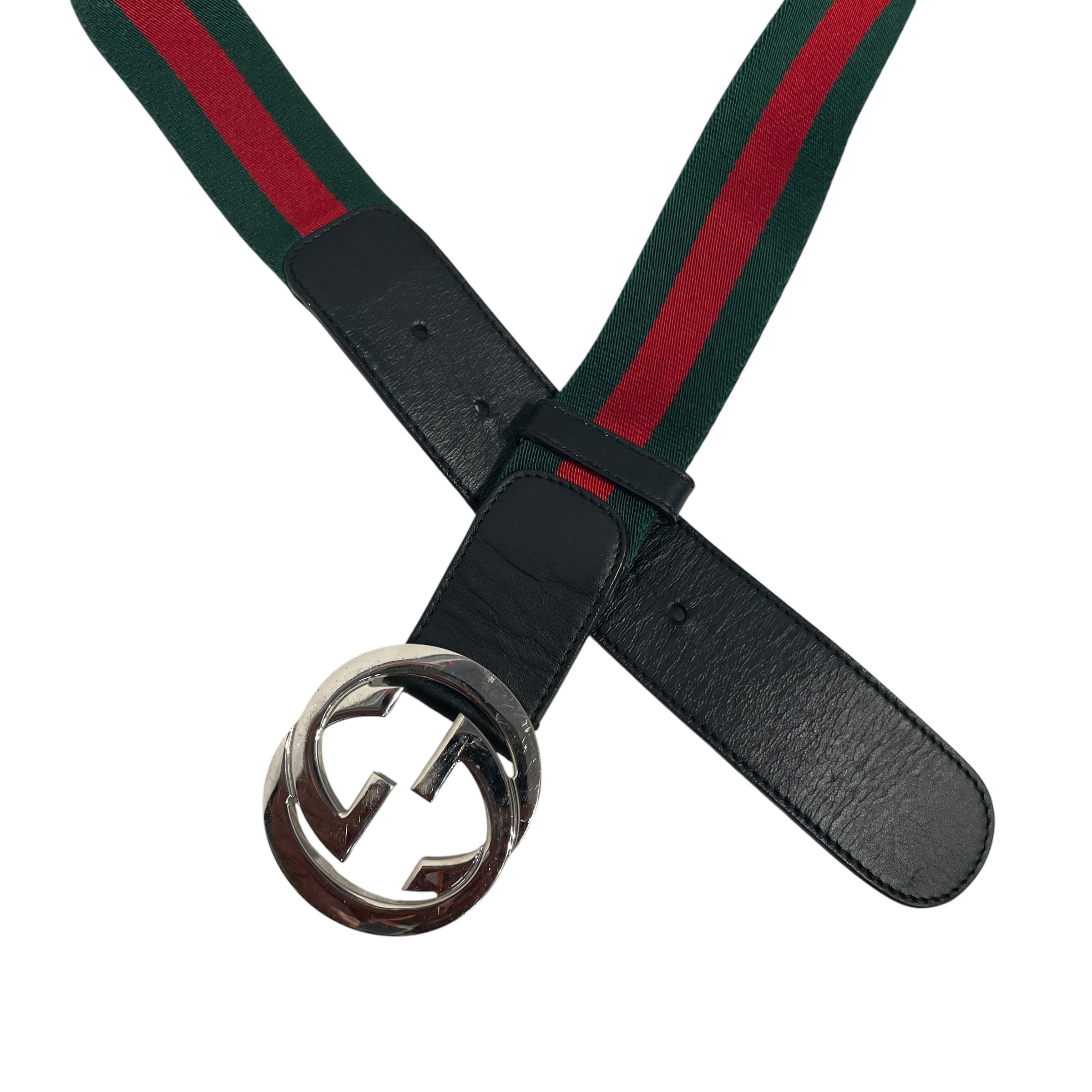 GUCCI/Belt/Cotton/GRN/