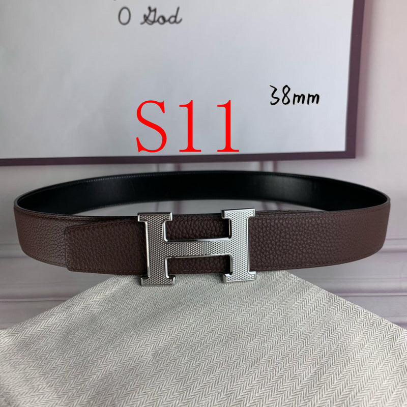 HBL3 Real leather 3.8CM 95-125CM Belt with all packing |Hermès belt