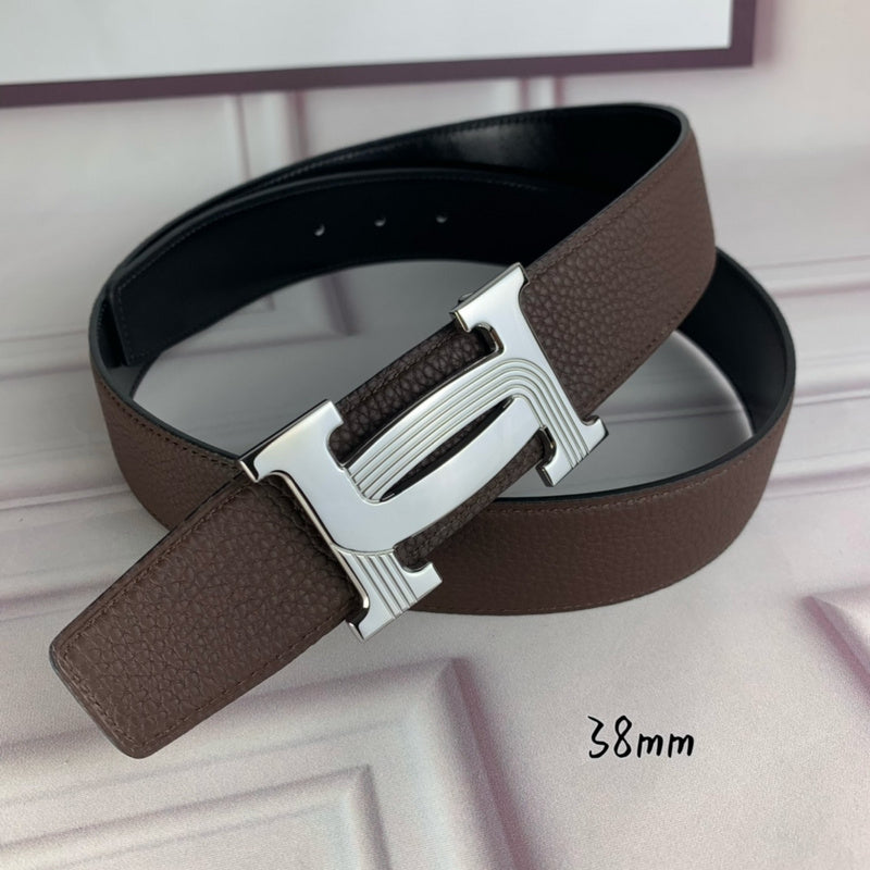 HBL5 Real leather 3.8CM 95-125CM Belt with all packing |Hermès belt