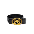 stefano ricci with eagle buckle in ccd leather black ghw #115
