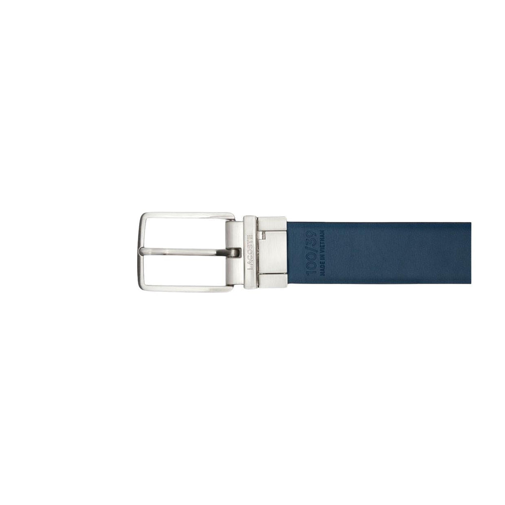 Cintura Uomo Lacoste Double Face Blu / Azzurro