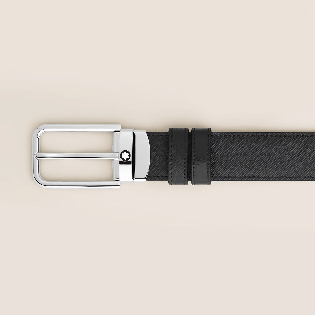 Montblanc reversible belt 30 mm Sartorial leather rectangular buckle 223409